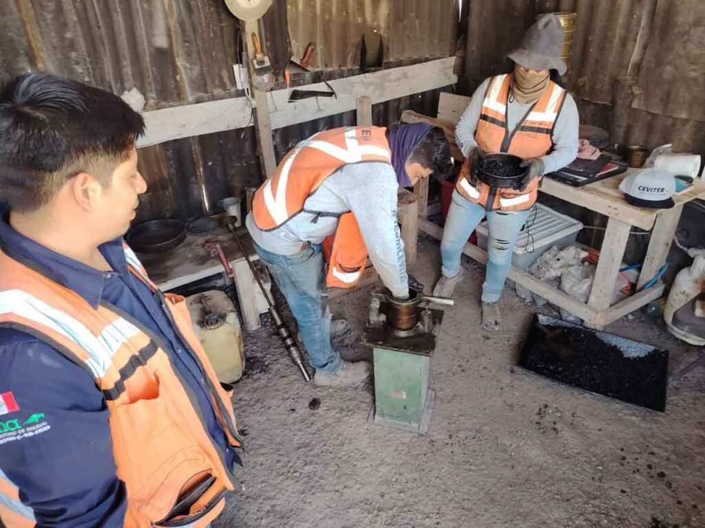 pruebas de laboratorio para carreteras