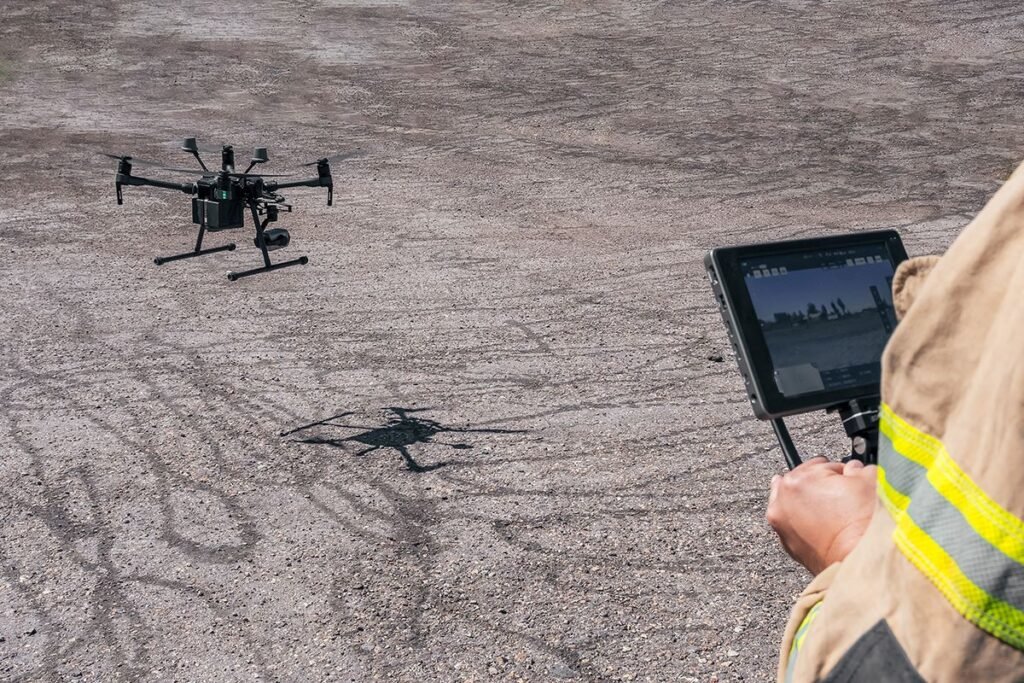 uso de drones en topografía vial